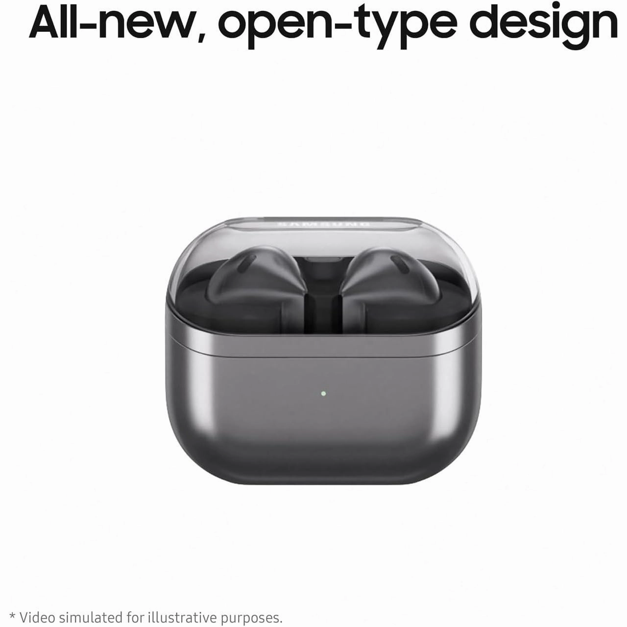 Samsung Galaxy Buds3 silver with Galaxy AI, Wireless Earbuds, Noise Cancelling, Bluetooth, 360 Audio, Grey, 2 Year Manufacturer Extended Warranty (UK Version)