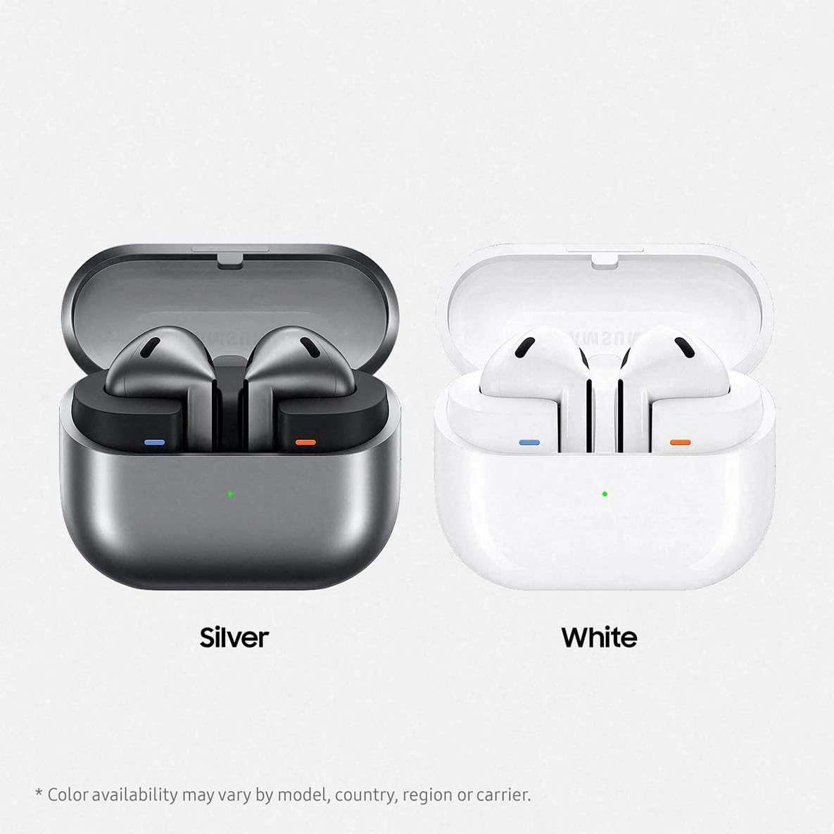 Samsung Galaxy Buds3 White with Galaxy AI, Wireless Earbuds, Noise Cancelling, Bluetooth, 360 Audio, 2 Year Manufacturer Extended Warranty (UK Version)