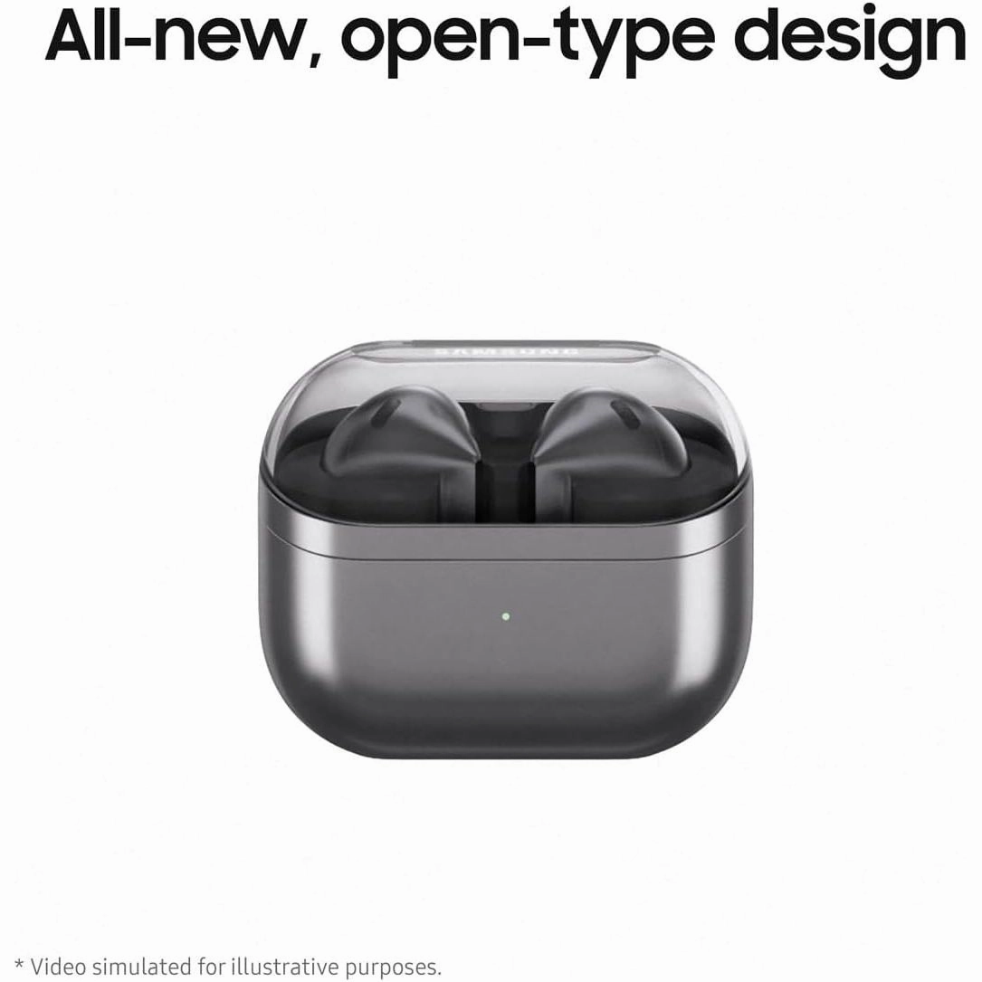 Samsung Galaxy Buds3 White with Galaxy AI, Wireless Earbuds, Noise Cancelling, Bluetooth, 360 Audio, 2 Year Manufacturer Extended Warranty (UK Version)