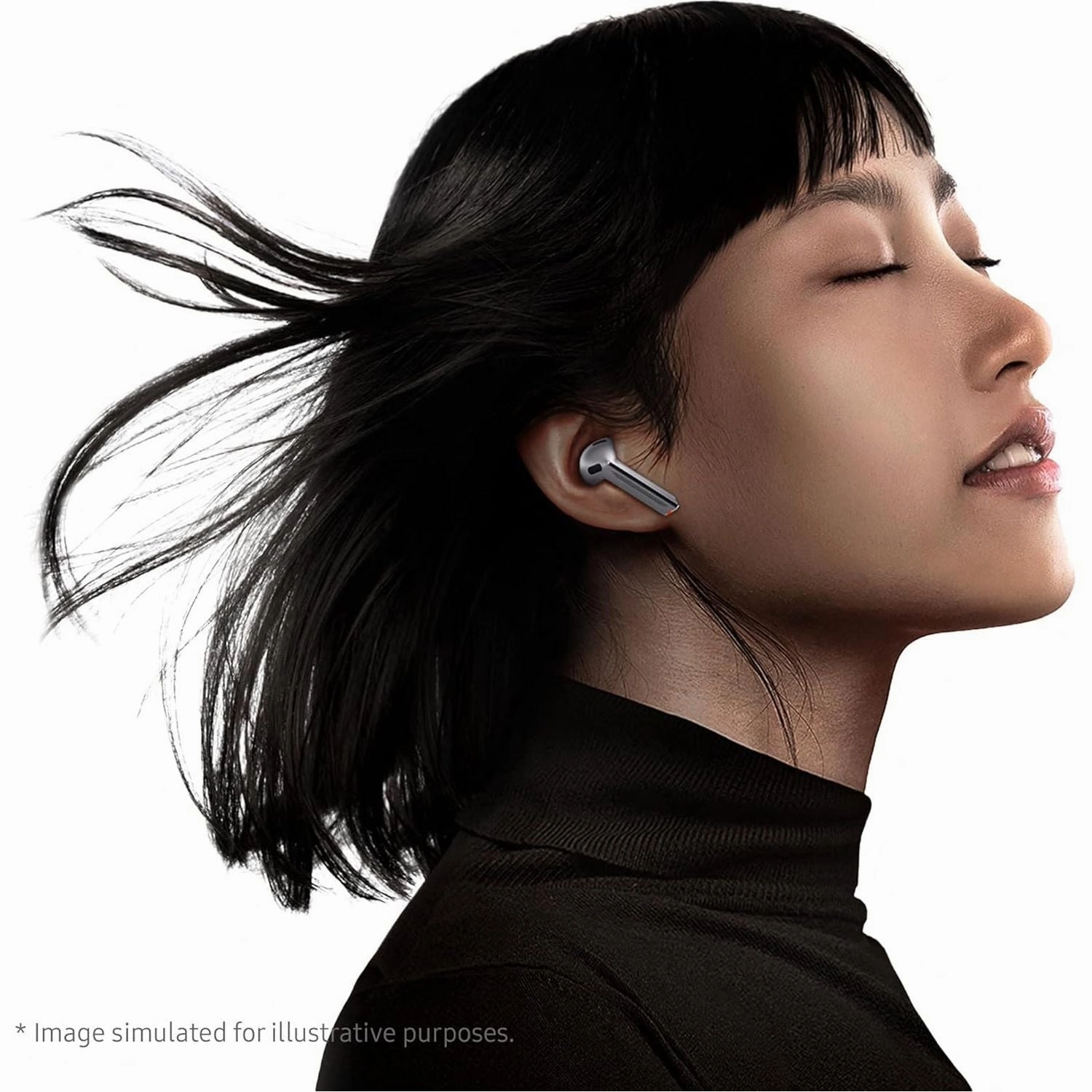 Samsung Galaxy Buds3 White with Galaxy AI, Wireless Earbuds, Noise Cancelling, Bluetooth, 360 Audio, 2 Year Manufacturer Extended Warranty (UK Version)