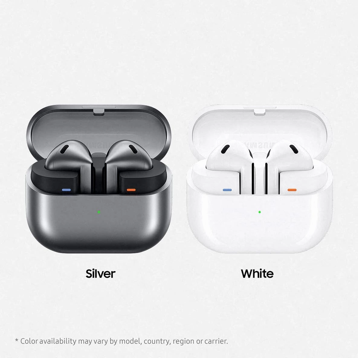 Samsung Galaxy Buds3 White with Galaxy AI, Wireless Earbuds, Noise Cancelling, Bluetooth, 360 Audio, 2 Year Manufacturer Extended Warranty (UK Version)