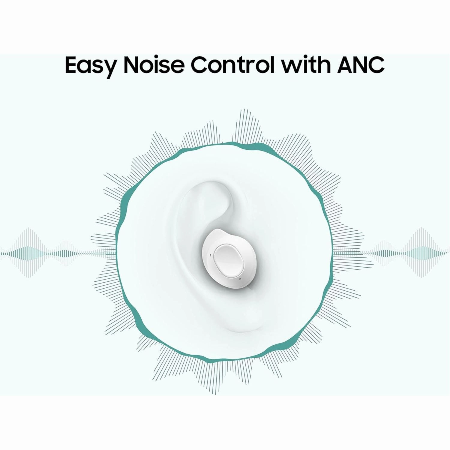 Samsung Galaxy Buds FE - Wireless Earbuds with ANC, Comfort Fit, White