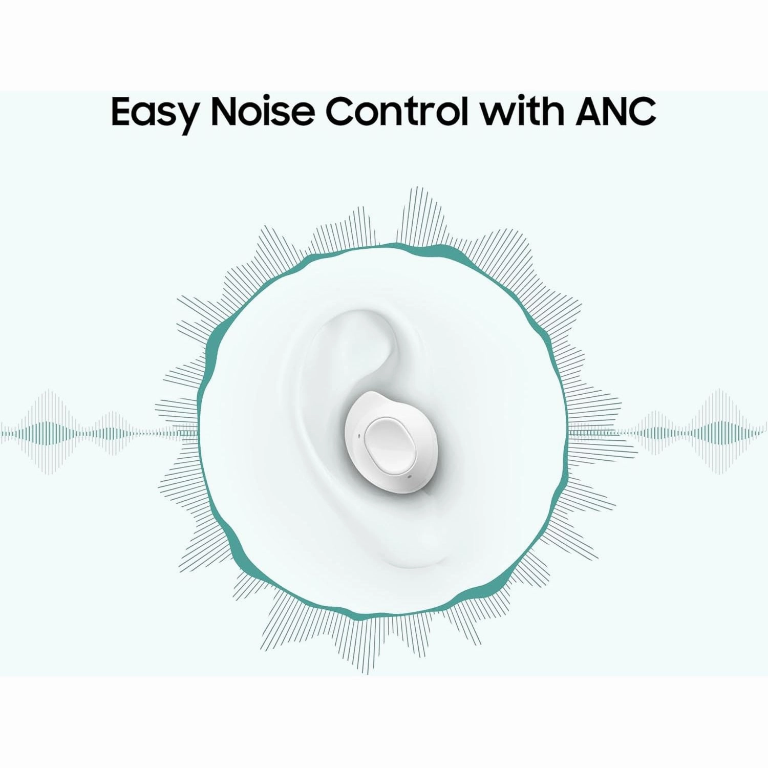 Samsung Galaxy Buds FE Wireless Earbuds, Active Noise Cancelling, Comfort Fit, Graphite, 2 Year Manufacturer Extended Warranty (UK Version)