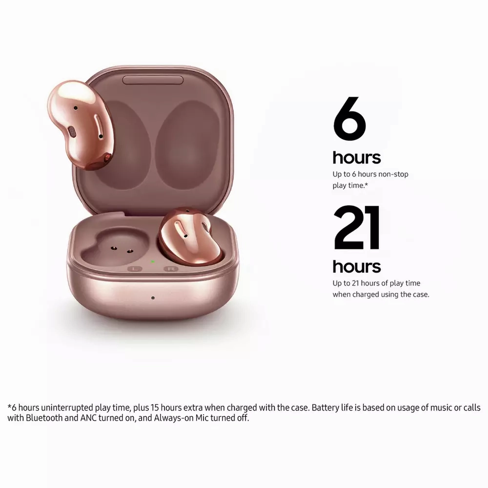 Samsung Galaxy Buds Live In-Ear True Wireless Earbuds - Red