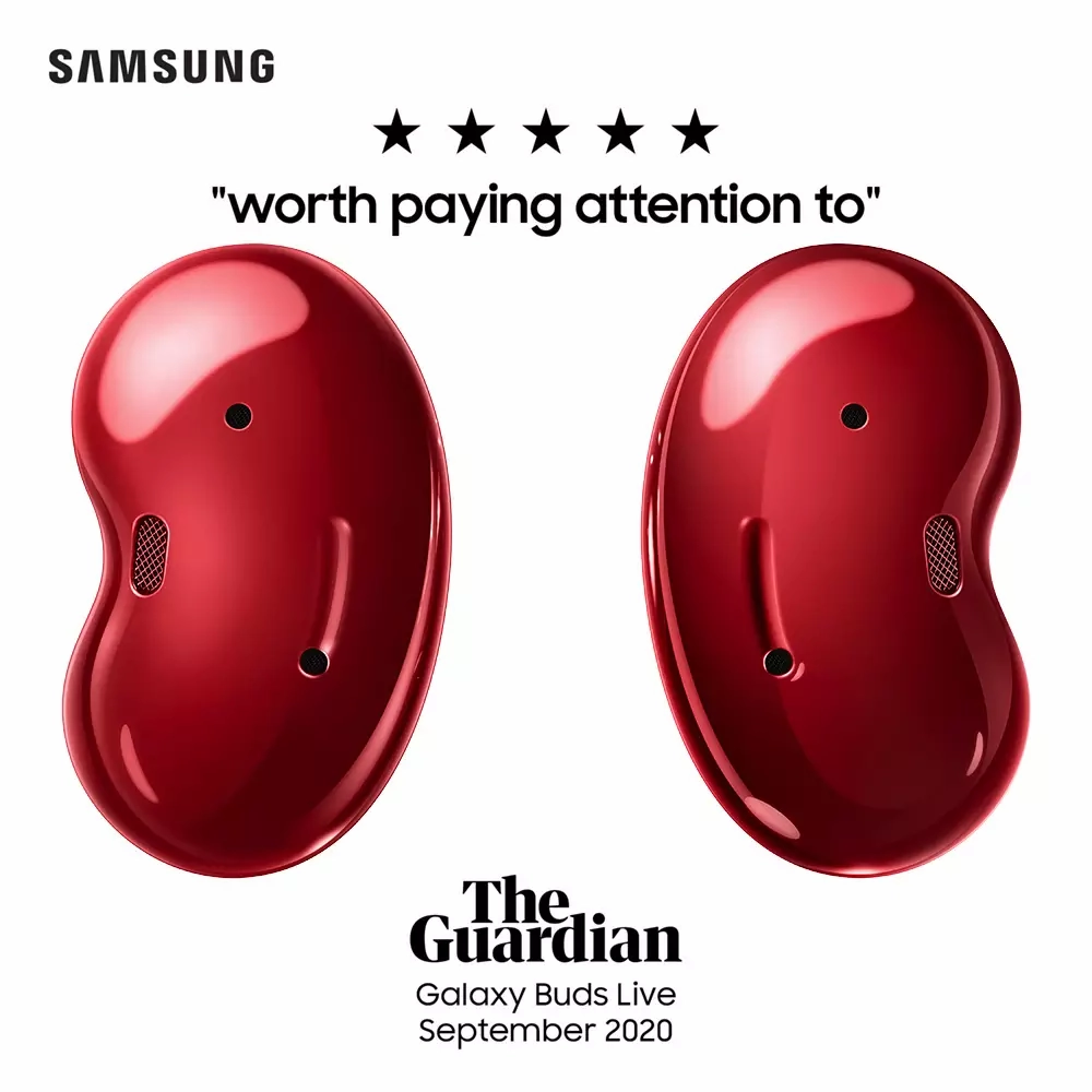 Samsung Galaxy Buds Live In-Ear True Wireless Earbuds - Red