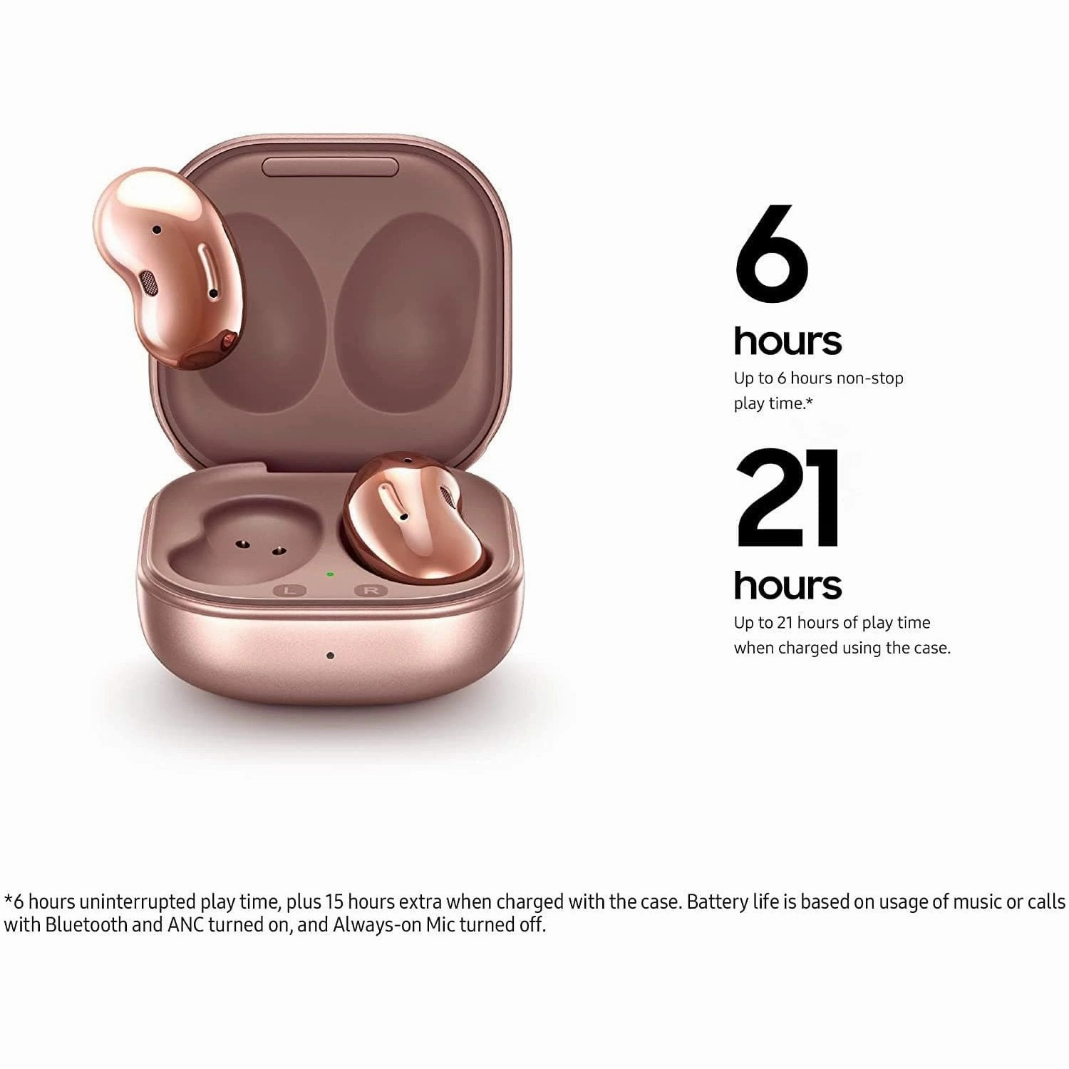 Samsung Galaxy Buds Live True Wireless Earbuds - Black
