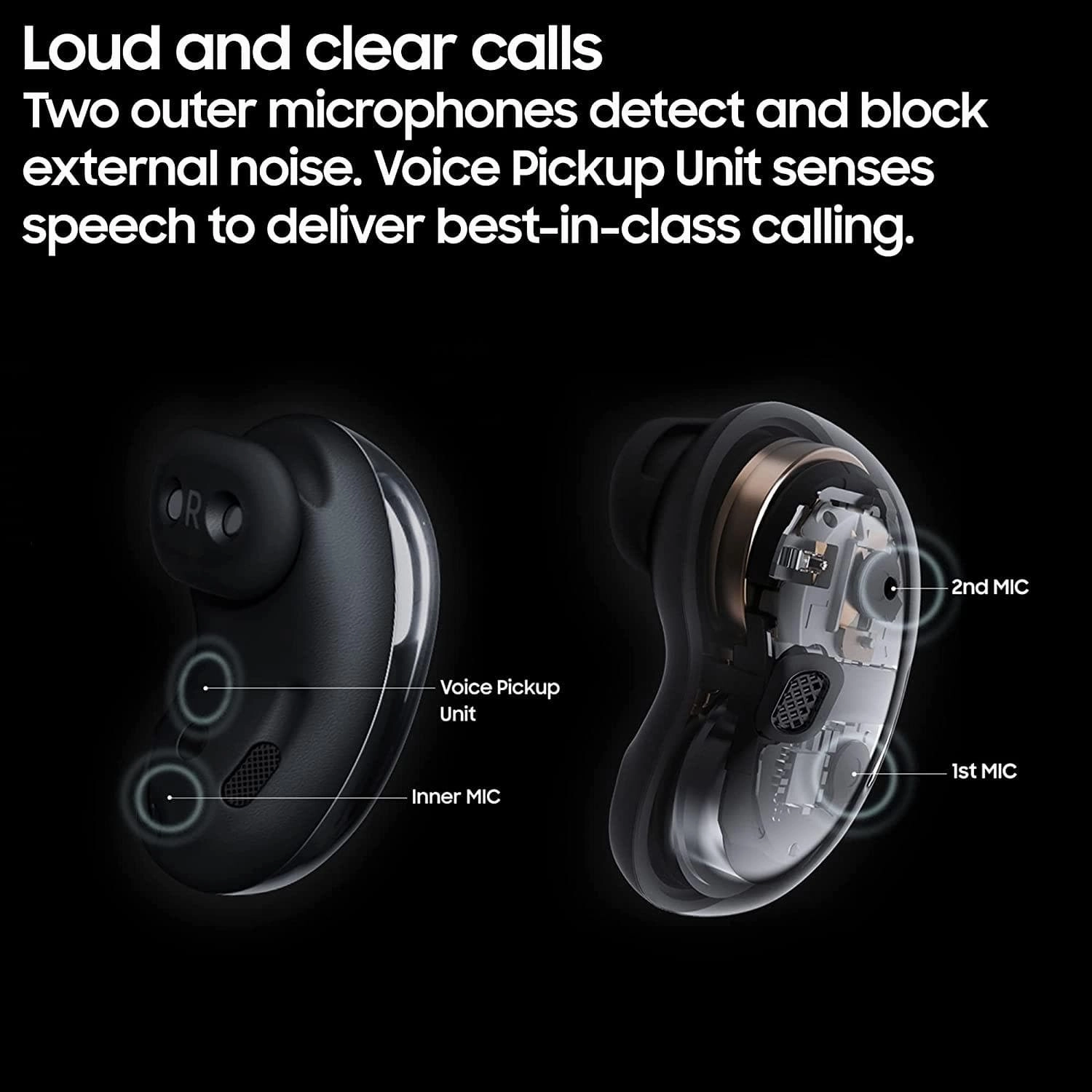 Samsung Galaxy Buds Live True Wireless Earbuds - Black