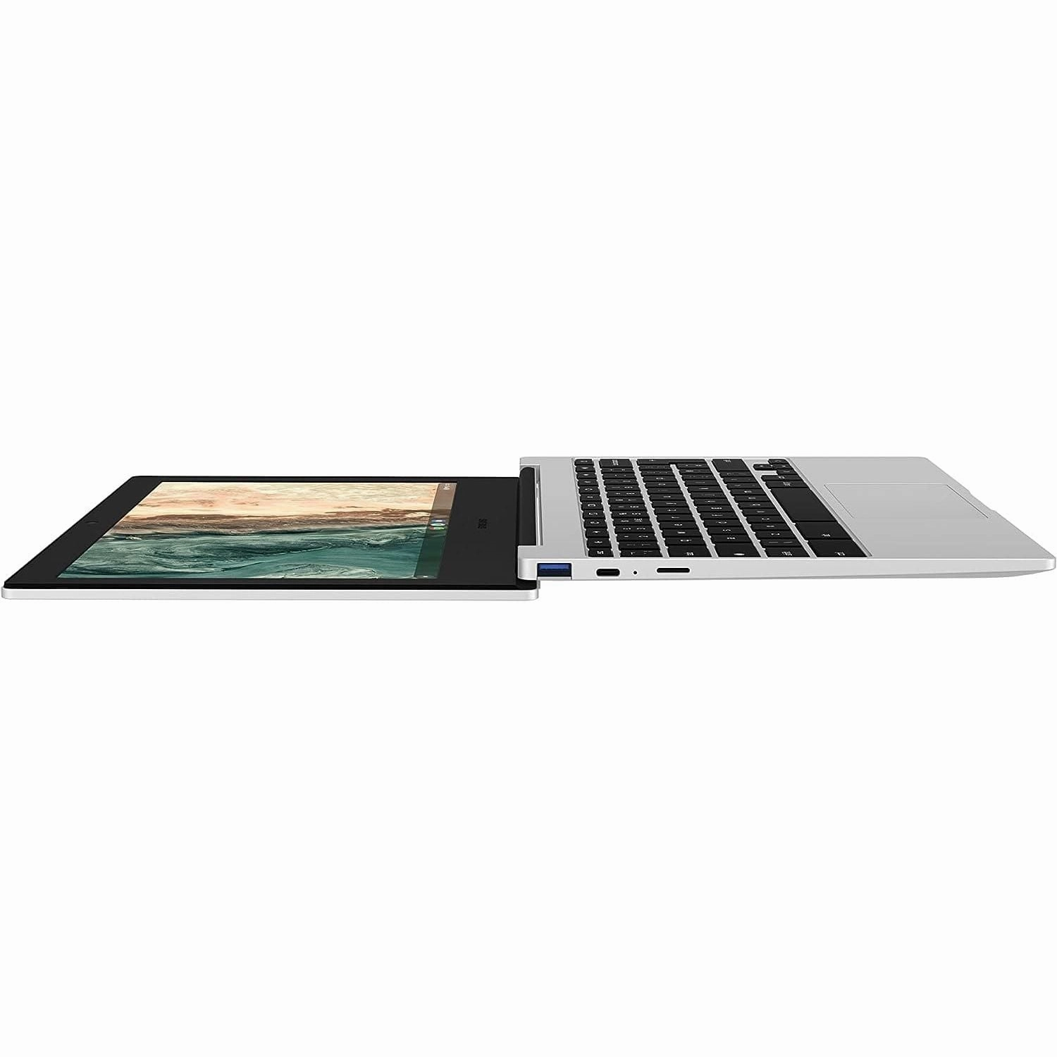 Samsung Galaxy Chromebook Go Wi-Fi Laptop, 11.6 Inch, Celeron Processor, 4GB RAM, 64GB Storage, Silver