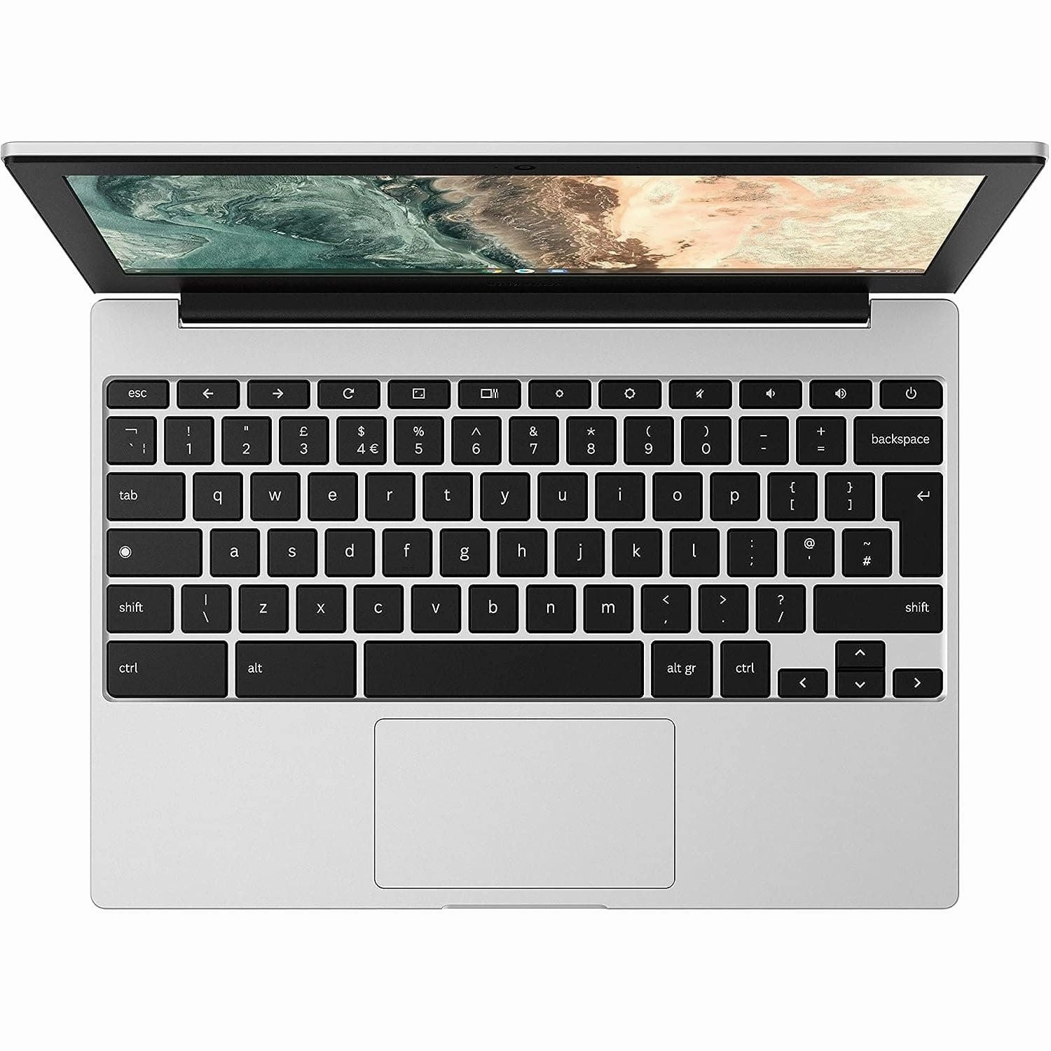 Samsung Galaxy Chromebook Go Wi-Fi Laptop, 11.6 Inch, Celeron Processor, 4GB RAM, 64GB Storage, Silver