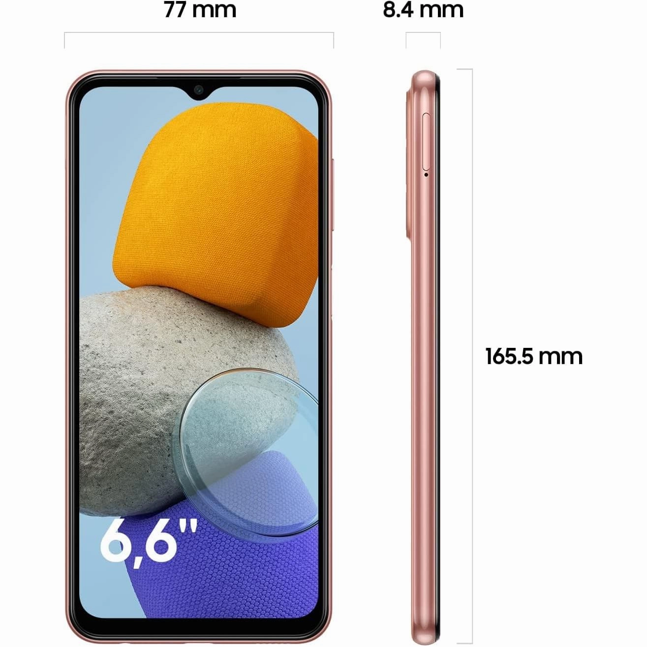 Samsung Galaxy M23 5G 128GB Mobile Phone - Orange Copper - Unlocked