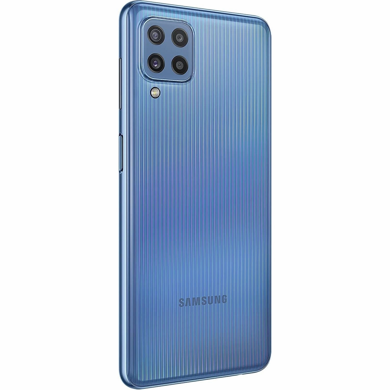Samsung Galaxy M32 Prime Edition 4G 4GB RAM, 64GB Storage, Dual SIM, Light Blue - Unlocked - International Model