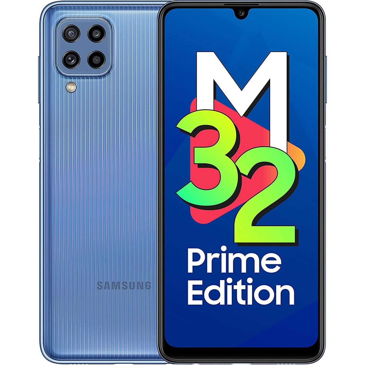 Samsung Galaxy M32 Prime Edition 4G 4GB RAM, 64GB Storage, Dual SIM, Light Blue - Unlocked - International Model video game consoles,gaming consoles,playstation,xbox