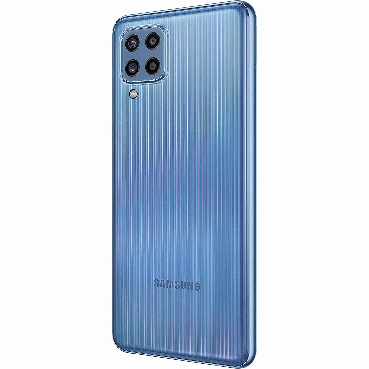 Samsung Galaxy M32 Prime Edition 4G 4GB RAM, 64GB Storage, Dual SIM, Light Blue - Unlocked - International Model