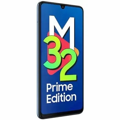 Samsung Galaxy M32 Prime Edition 4G 4GB RAM, 64GB Storage, Dual SIM, Light Blue - Unlocked - International Model
