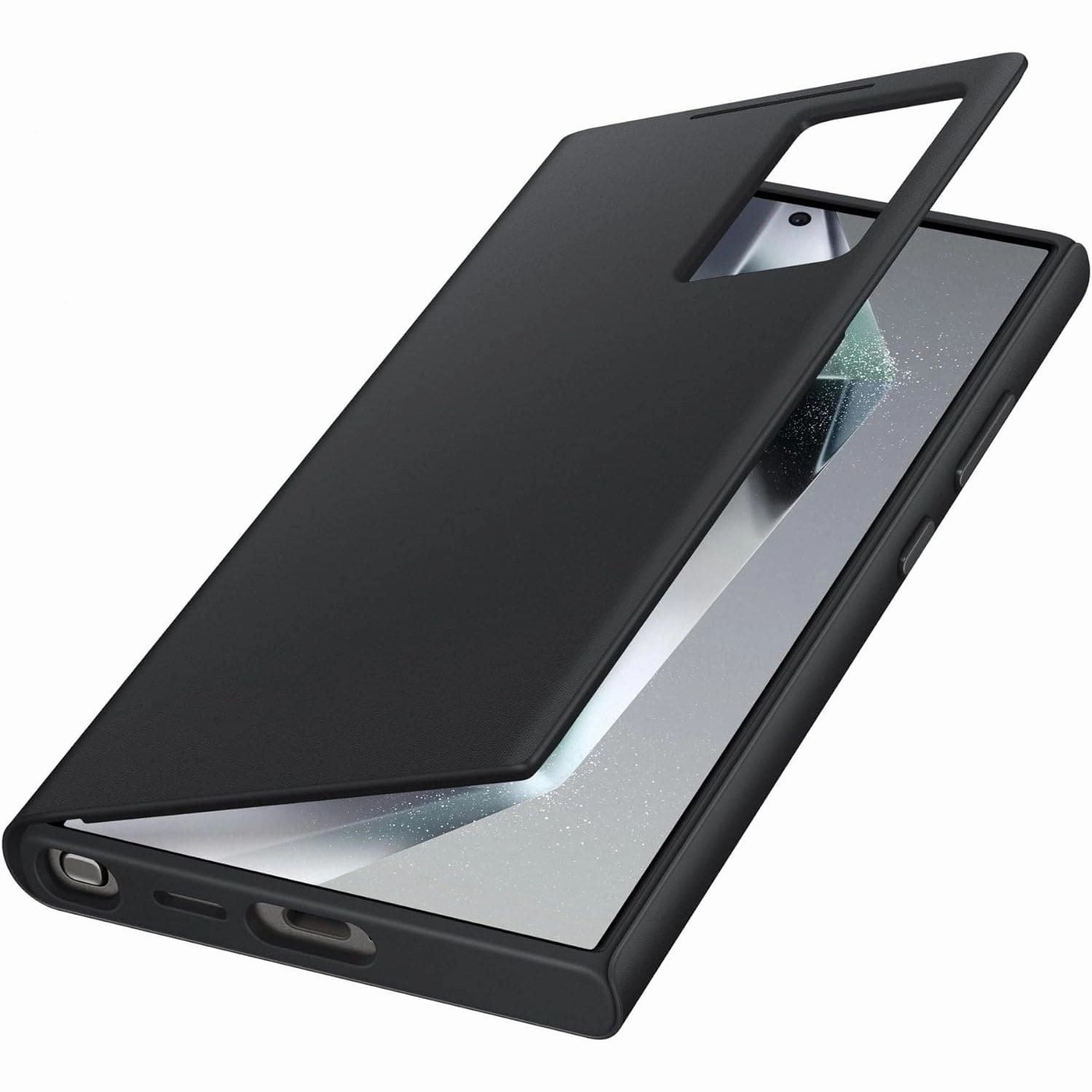 Samsung Galaxy Official S24 Ultra Smart View Wallet Case, Black