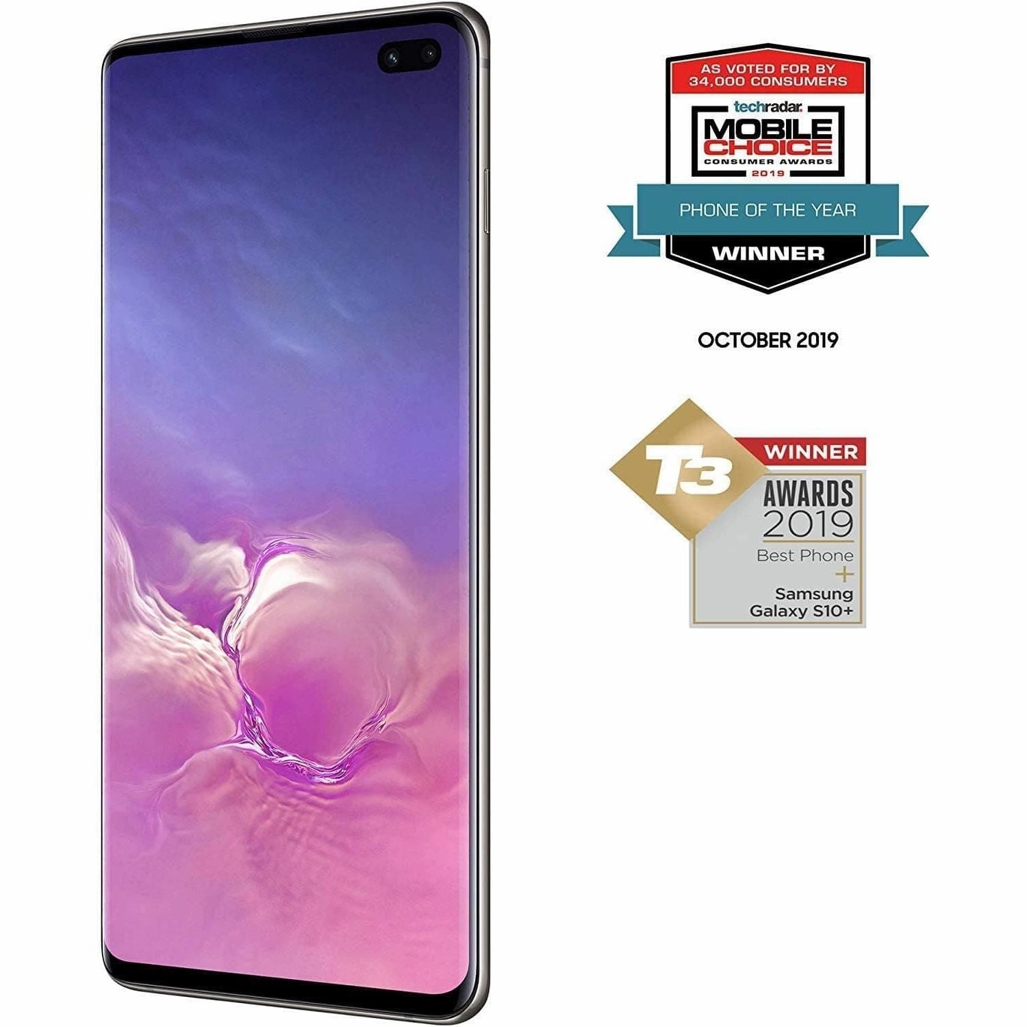 Samsung Galaxy S10  4G -(8GB RAM 128GB Storage)-Prism Black-Unlocked