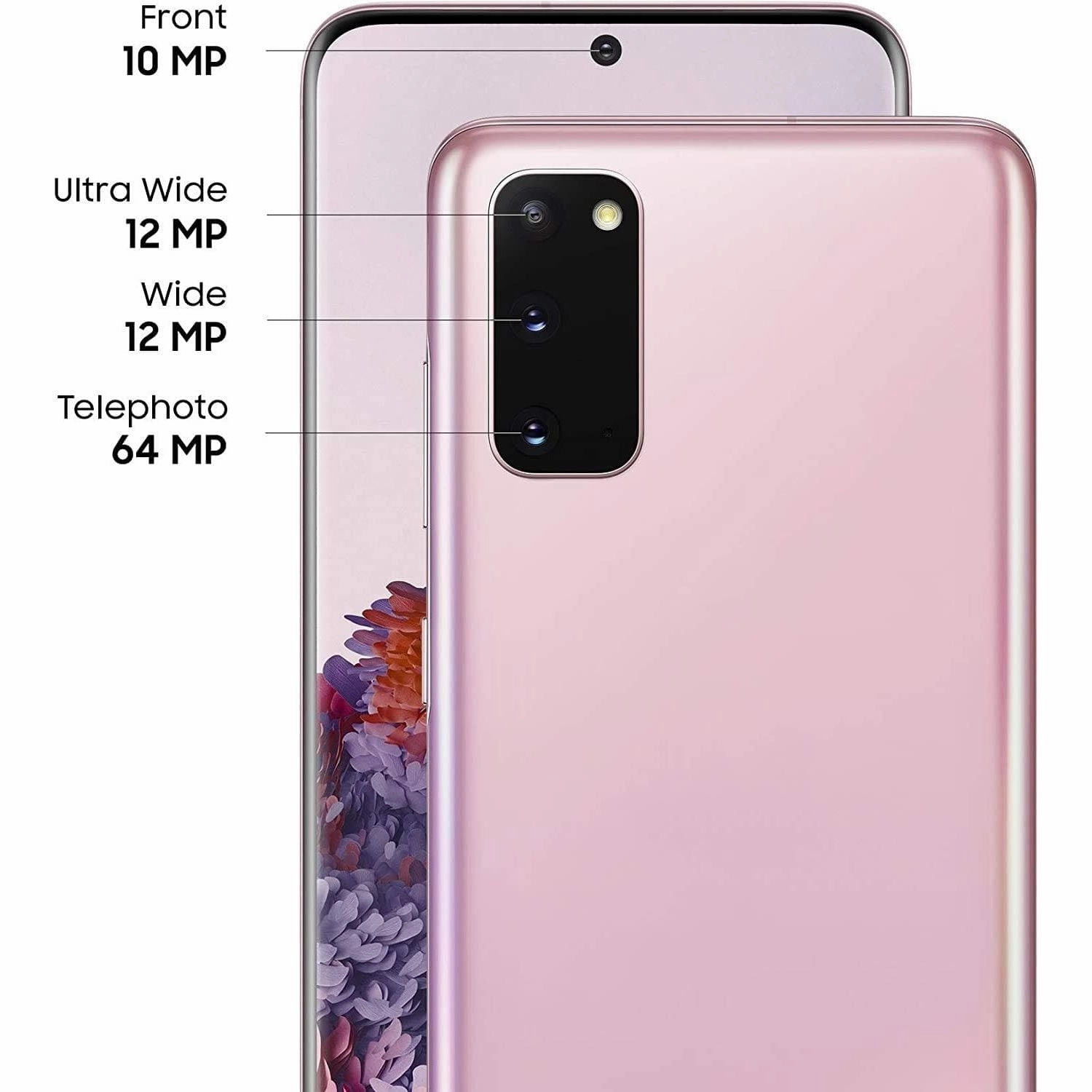 Samsung Galaxy S20 128GB, Cloud pink - Unlocked