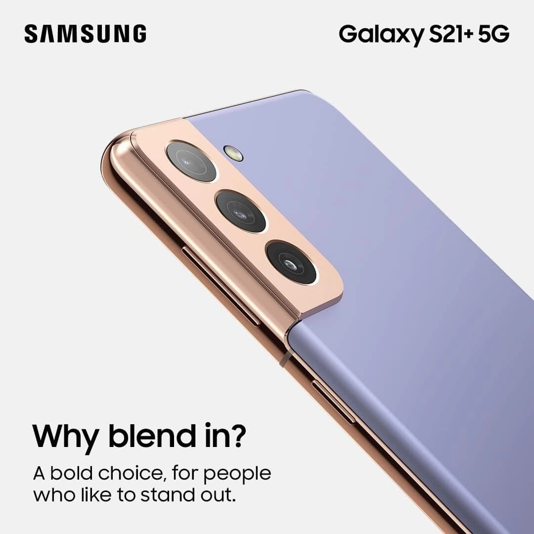 Samsung Galaxy S21 Plus 5G - (8GB RAM 128BG Storage) - Phantom Violet - Unlocked