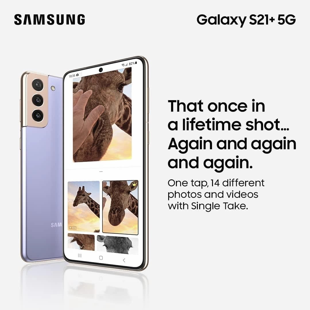 Samsung Galaxy S21 Plus 5G - (8GB RAM 128BG Storage) - Phantom Violet - Unlocked