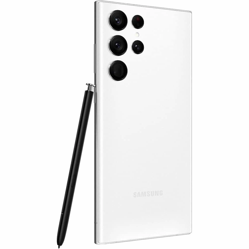 Samsung Galaxy S22 Ultra 5G 128GB Smartphone Phantom White