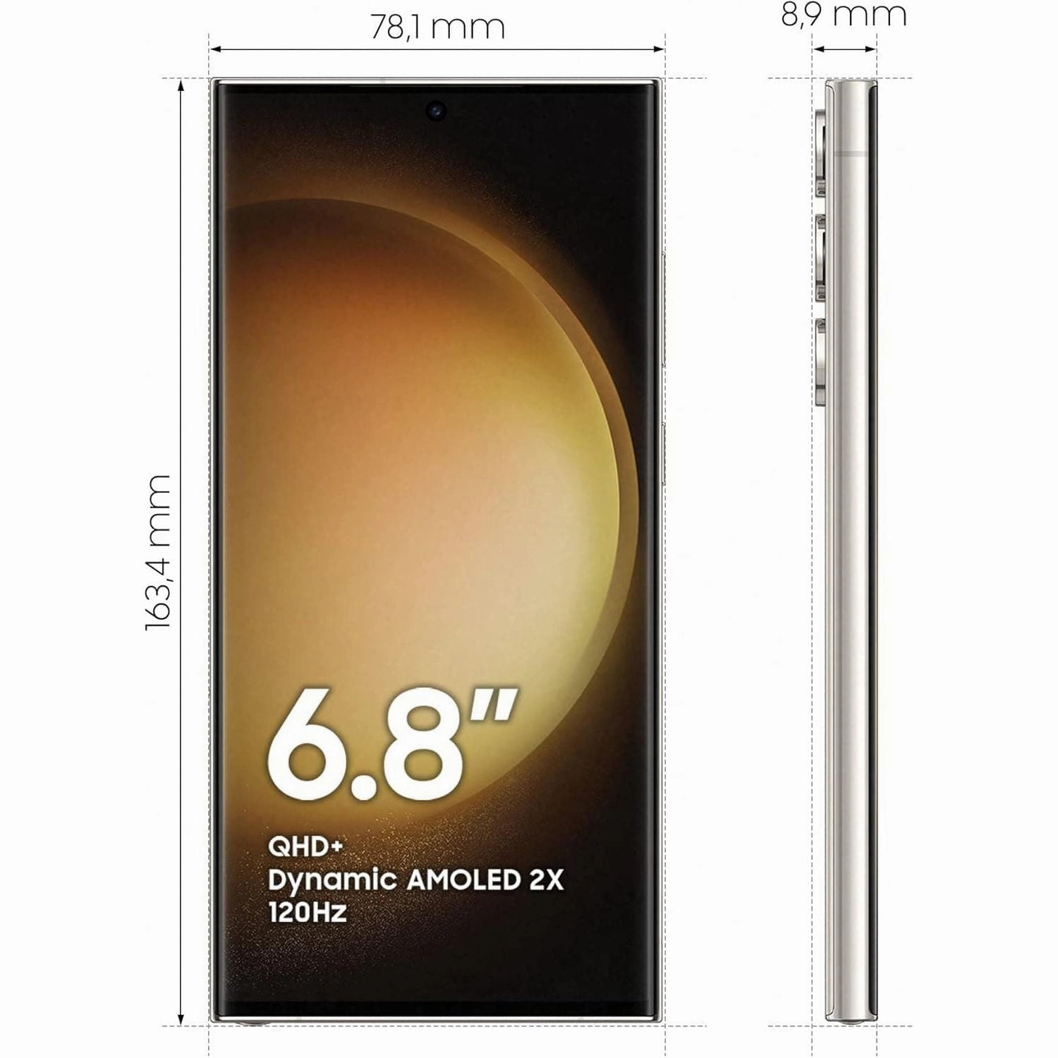 Samsung Galaxy S23 Ultra 5G 512GB Mobile Phone - Cream - Unlocked