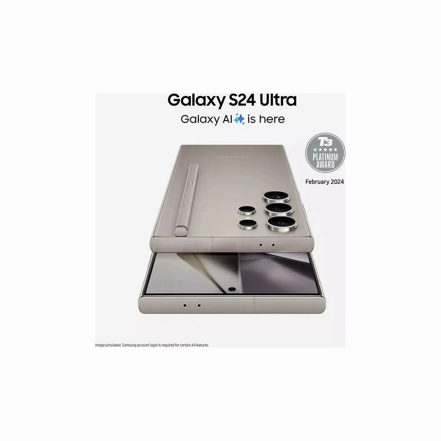 Samsung Galaxy S24 Ultra 5G 256GB AI Phone - Black - Unlocked