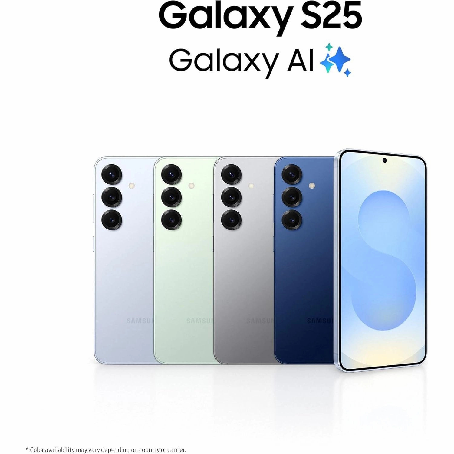 Samsung Galaxy S25 5G 12GB RAM 128GB Storage SIM-Free Icy Blue Unlocked AI Mobile Phone