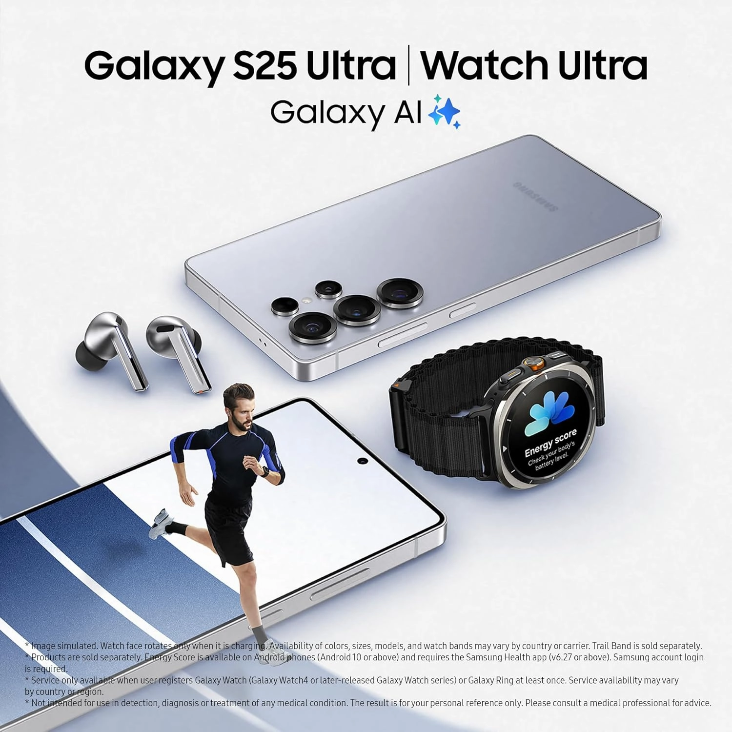 Samsung Galaxy S25 Ultra 5G 256GB Titanium Whitesilver SIM-Free Unlocked Mobile Phone