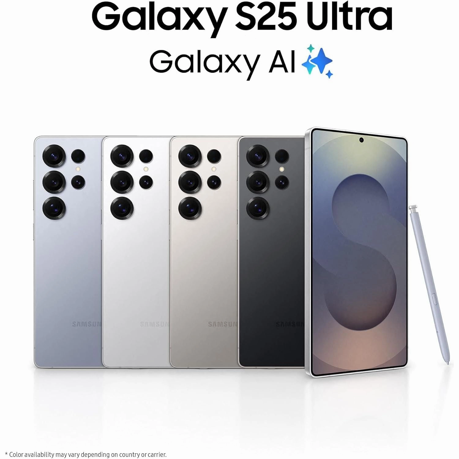 Samsung Galaxy S25 Ultra 5G 256GB Titanium Whitesilver SIM-Free Unlocked Mobile Phone