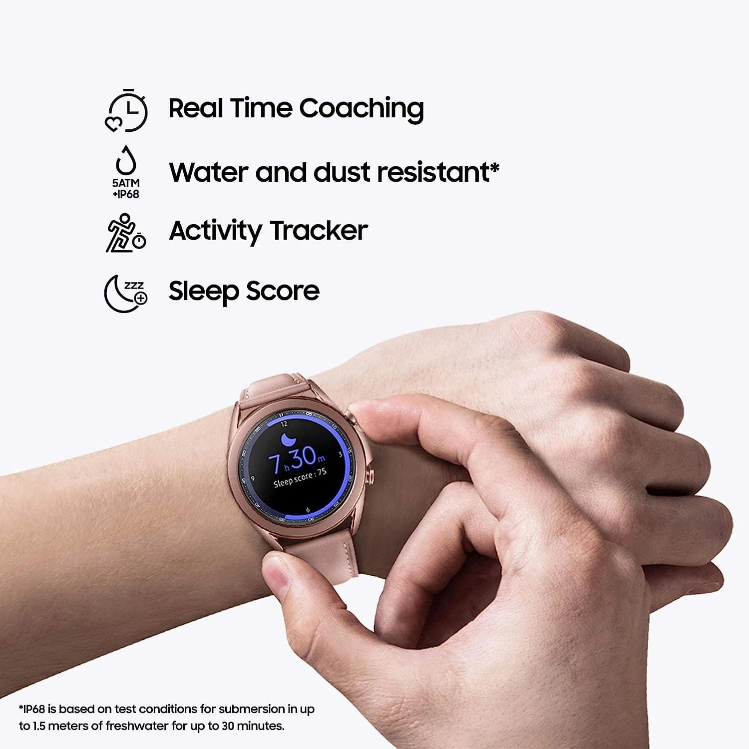 Samsung Galaxy Watch3 4G  Stainless Steel, 41 mm, Smart Watch - Mystic Bronze