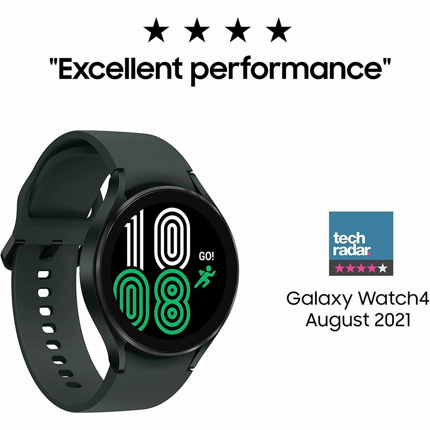 Samsung Galaxy Watch4 4G,  44 mm - Aluminium, Green