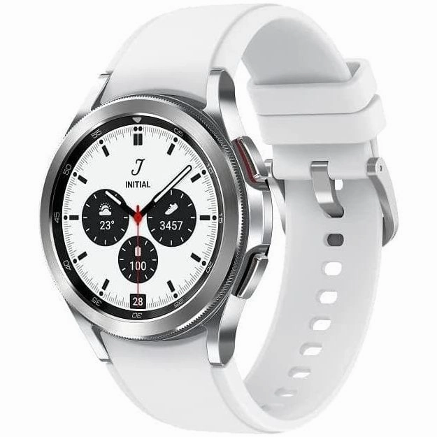 Samsung Galaxy Watch4 Classic 46mm 4G Smart Watch - Silver - Unlocked