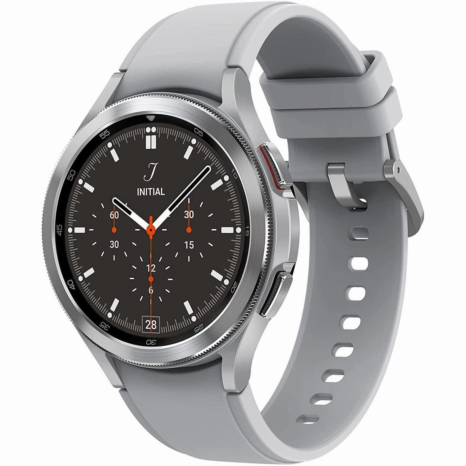 SAMSUNG Galaxy Watch4 Classic GPS   4G , 46 mm, Stainless Steel, Silver- Unlocked