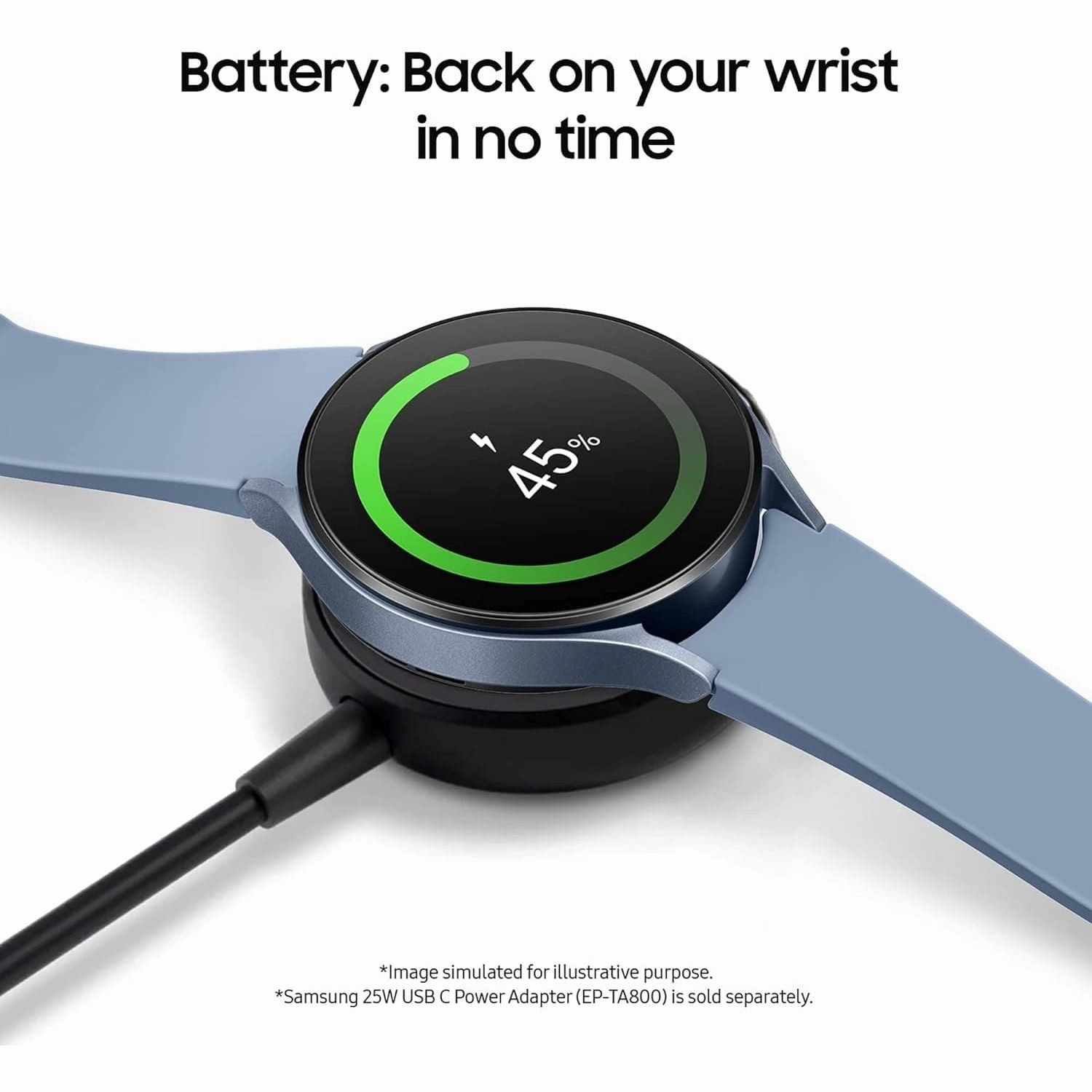 Samsung Galaxy Watch5 44mm 4G LTE Smart Watch, Sapphire