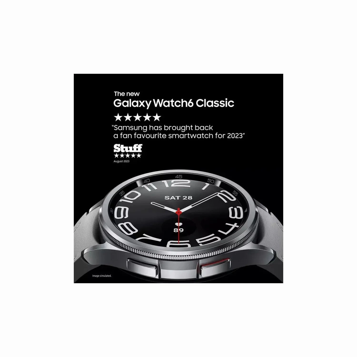 Samsung Galaxy Watch6 Classic 47mm Smart Watch - Black