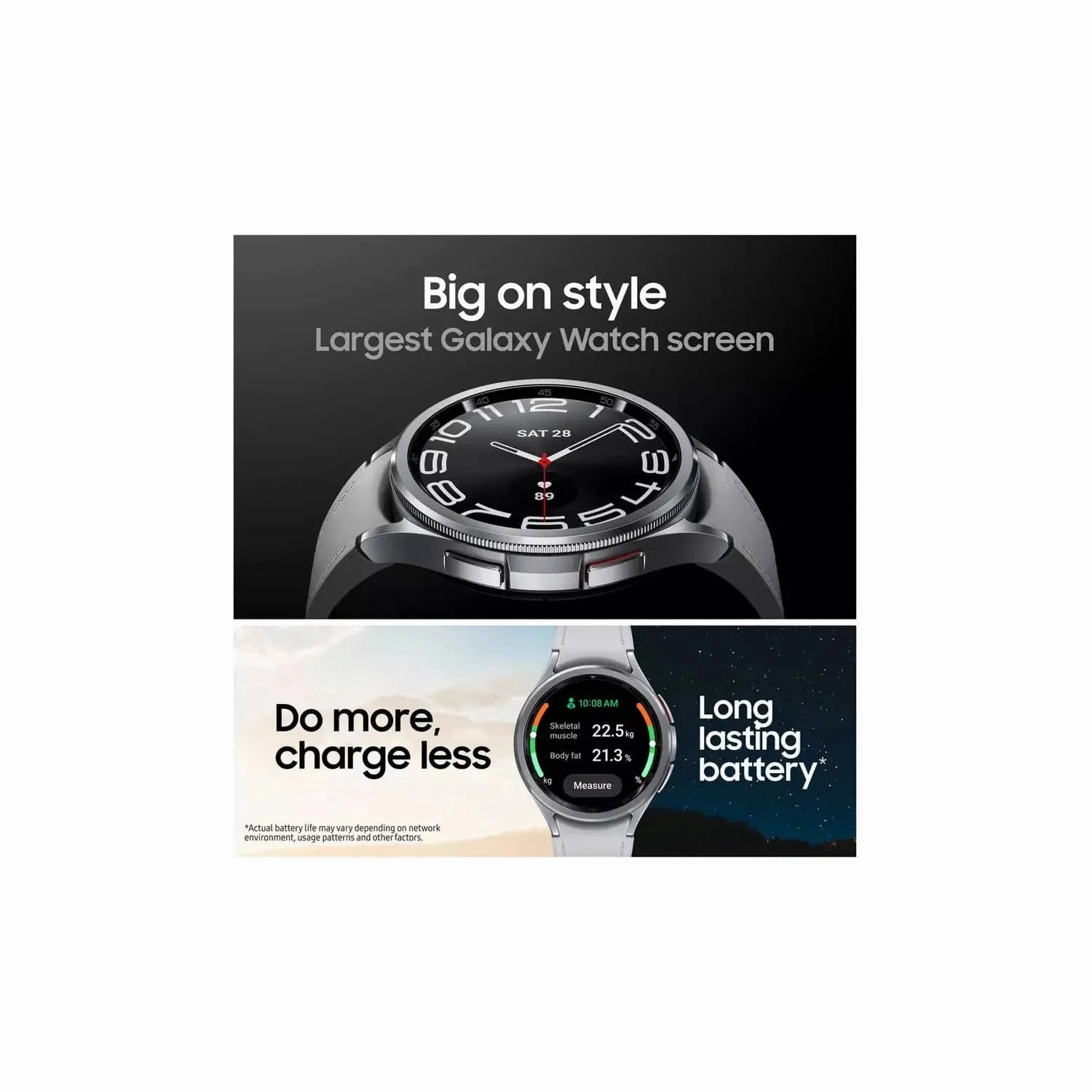 Samsung Galaxy Watch6 Classic 47mm Smart Watch - Black