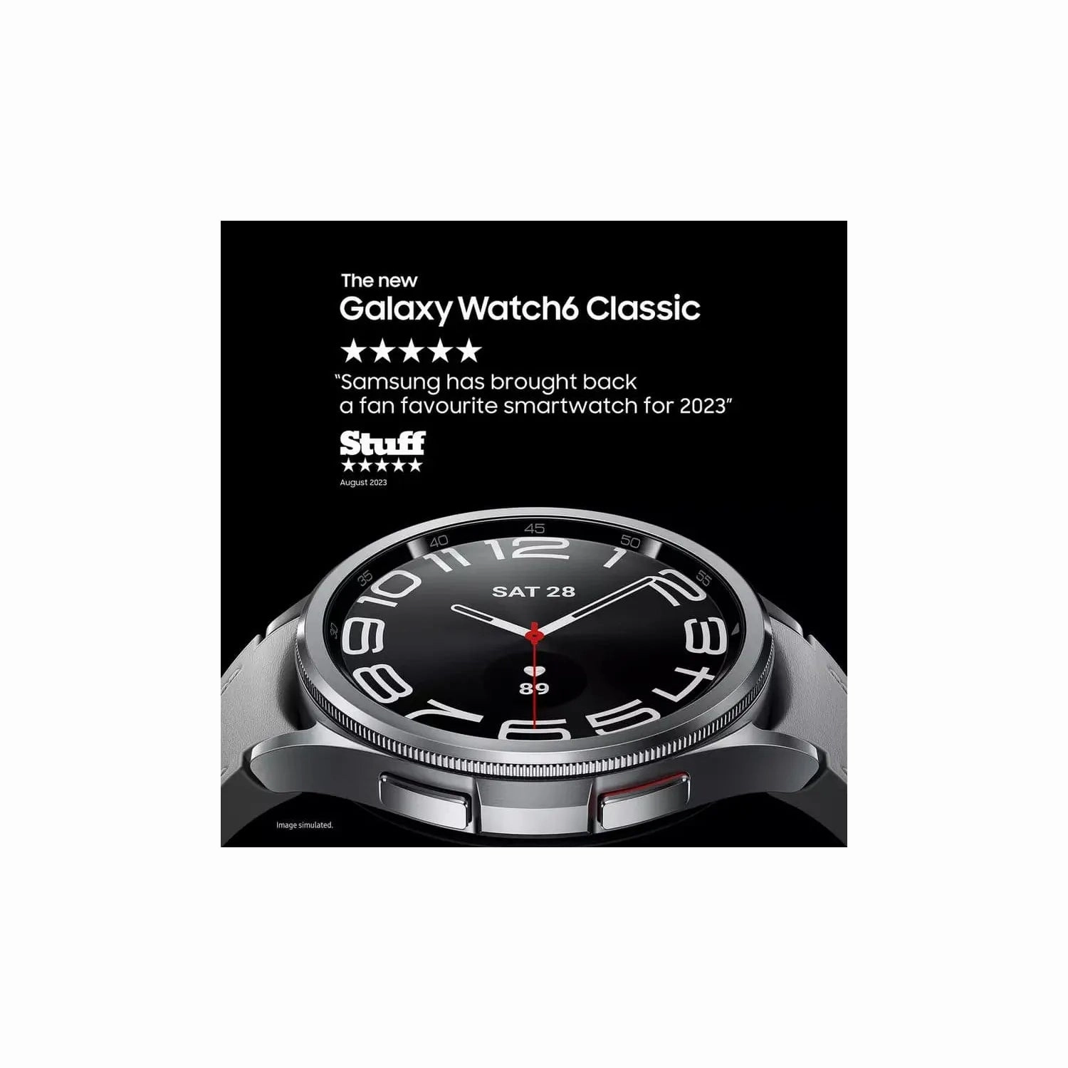 Samsung Galaxy Watch6 Classic 47mm Smart Watch - Black