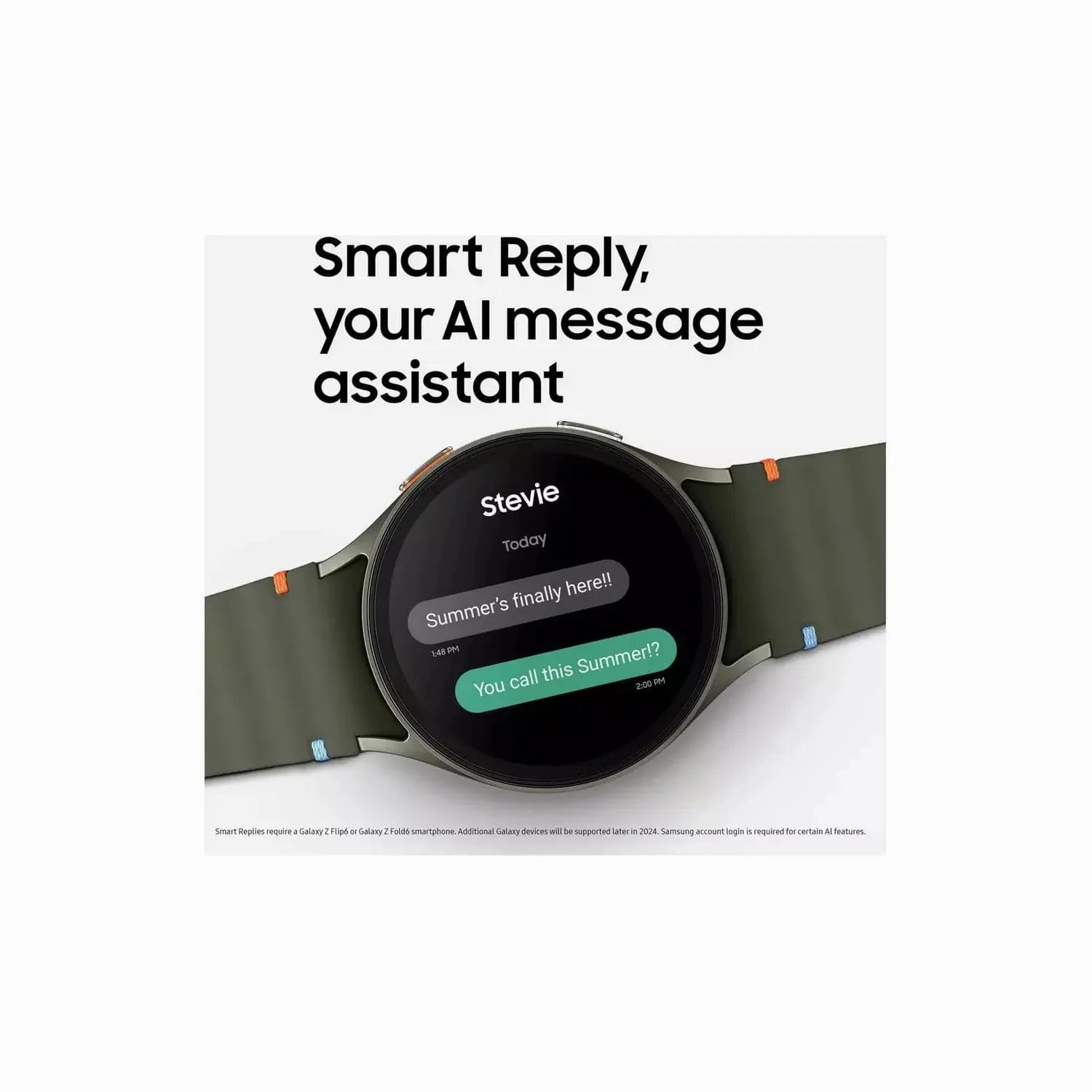 Samsung Galaxy Watch7 40mm Smart Watch - Cream