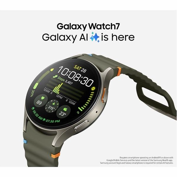 Samsung Galaxy Watch7 LTE with Bixby, 40mm, Green