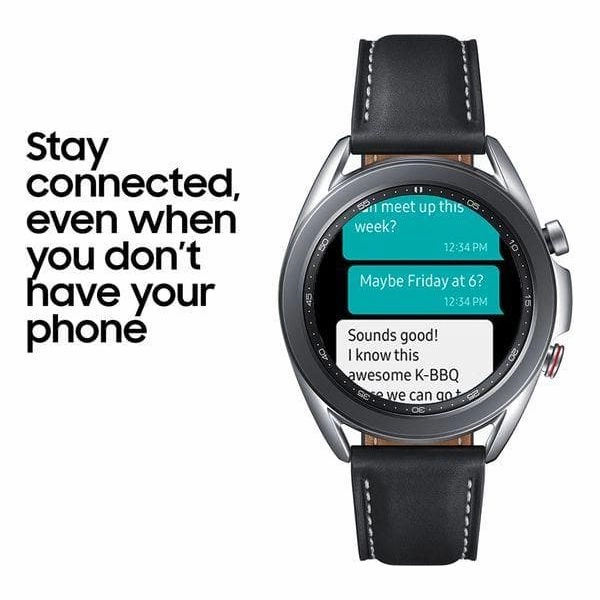Samsung Galaxy Watch 3 4G - Mystic Silver, 41 mm