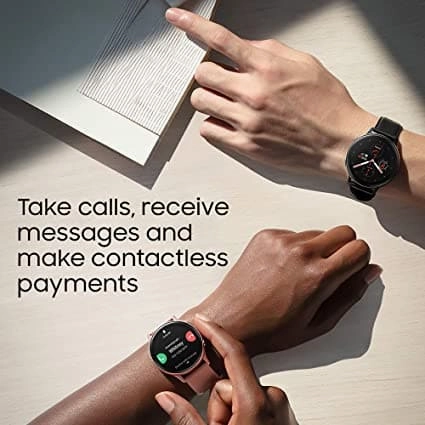 Samsung Galaxy Watch Active2 Bluetooth  40 mm, Sleep Monitor - Aqua Black