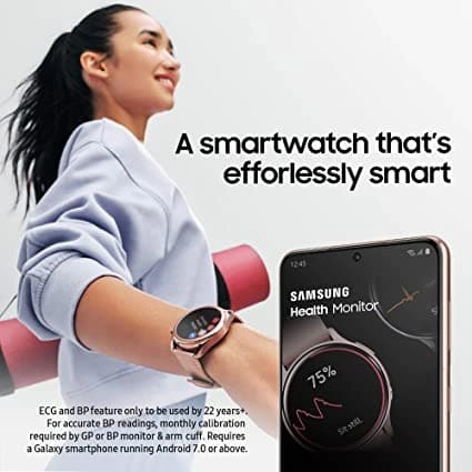 Samsung Galaxy Watch Active2 Bluetooth  40 mm, Sleep Monitor - Aqua Black