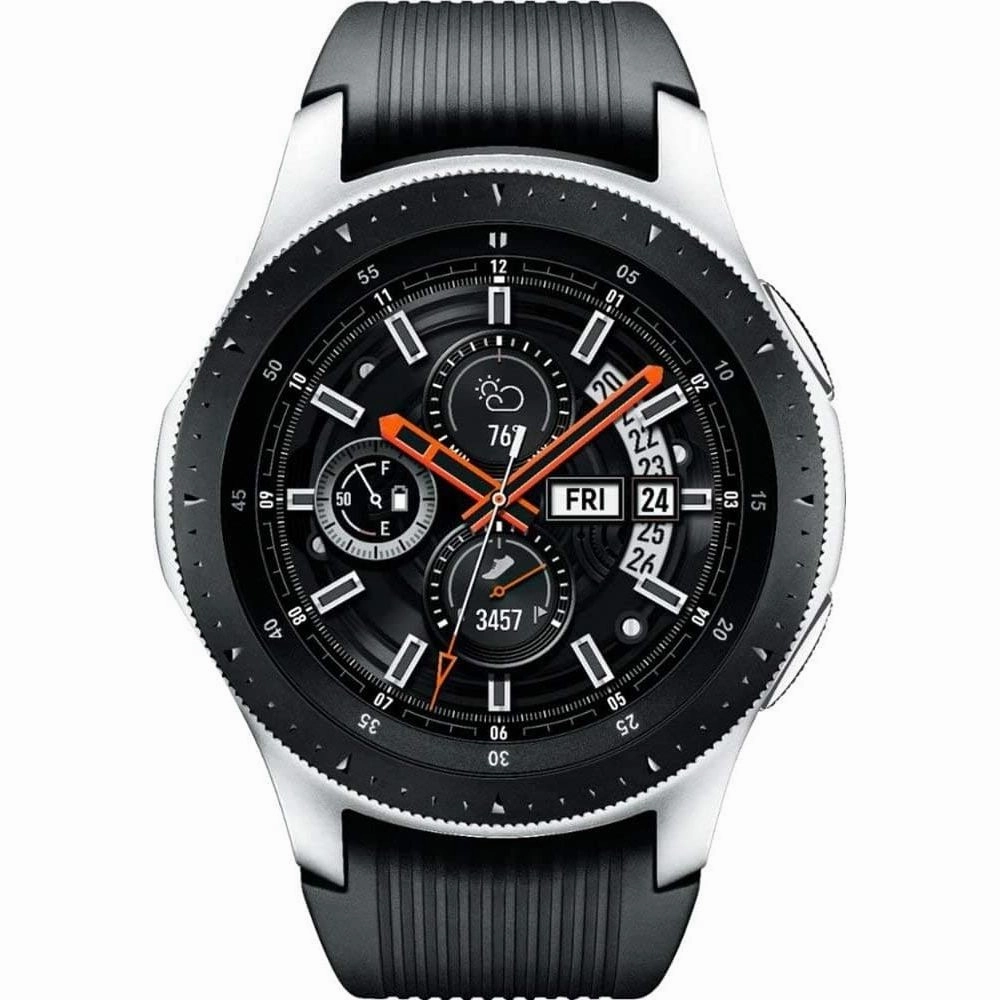 Samsung Galaxy Watch Bluetooth 46mm SM-R800 Silver - (Smart Watch) nintendo switch oled, nintendo switch deals, joy-con accessories