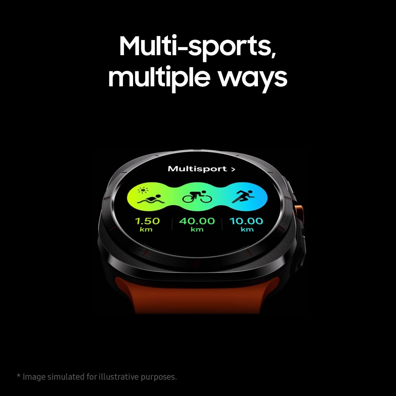 Samsung Galaxy Watch Ultra AI Smart Watch, Health Monitoring Fitness Tracking, 47mm LTE Titanium Grey