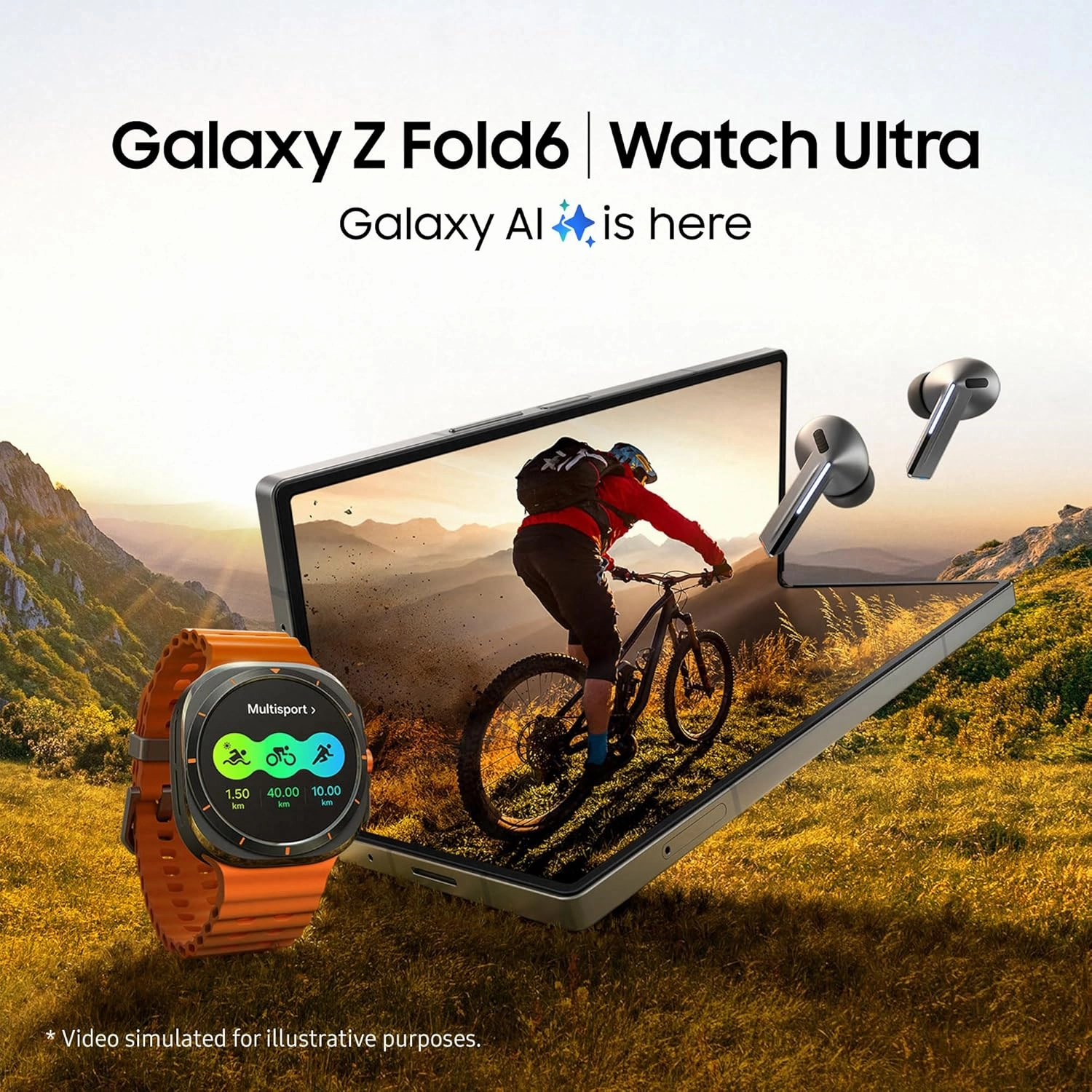 Samsung Galaxy Watch Ultra Black with Galaxy AI, Smart Watch, Health Monitoring, Fitness Tracker, 47mm, LTE, 3 Year Manufacturer Extended Warranty (UK Version)