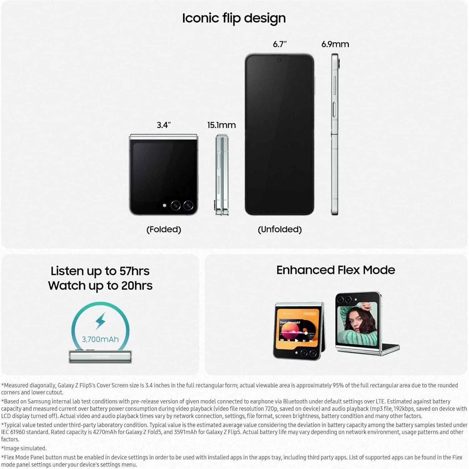Samsung Galaxy Z Flip5 5G 256GB Phone - Graphite