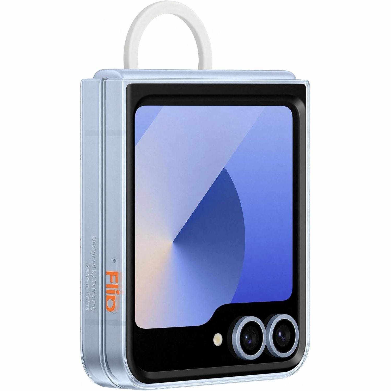Samsung Galaxy Z Flip6 Official Clear Case with Ring, Transparent