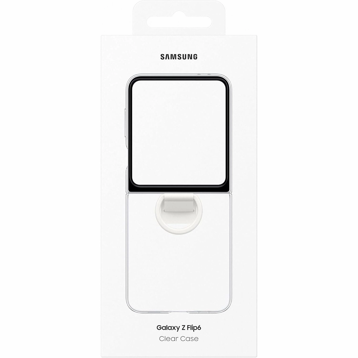Samsung Galaxy Z Flip6 Official Clear Case with Ring, Transparent