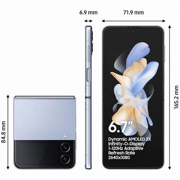 Samsung Galaxy Z Flip 4 128 GB - Blue - Unlocked