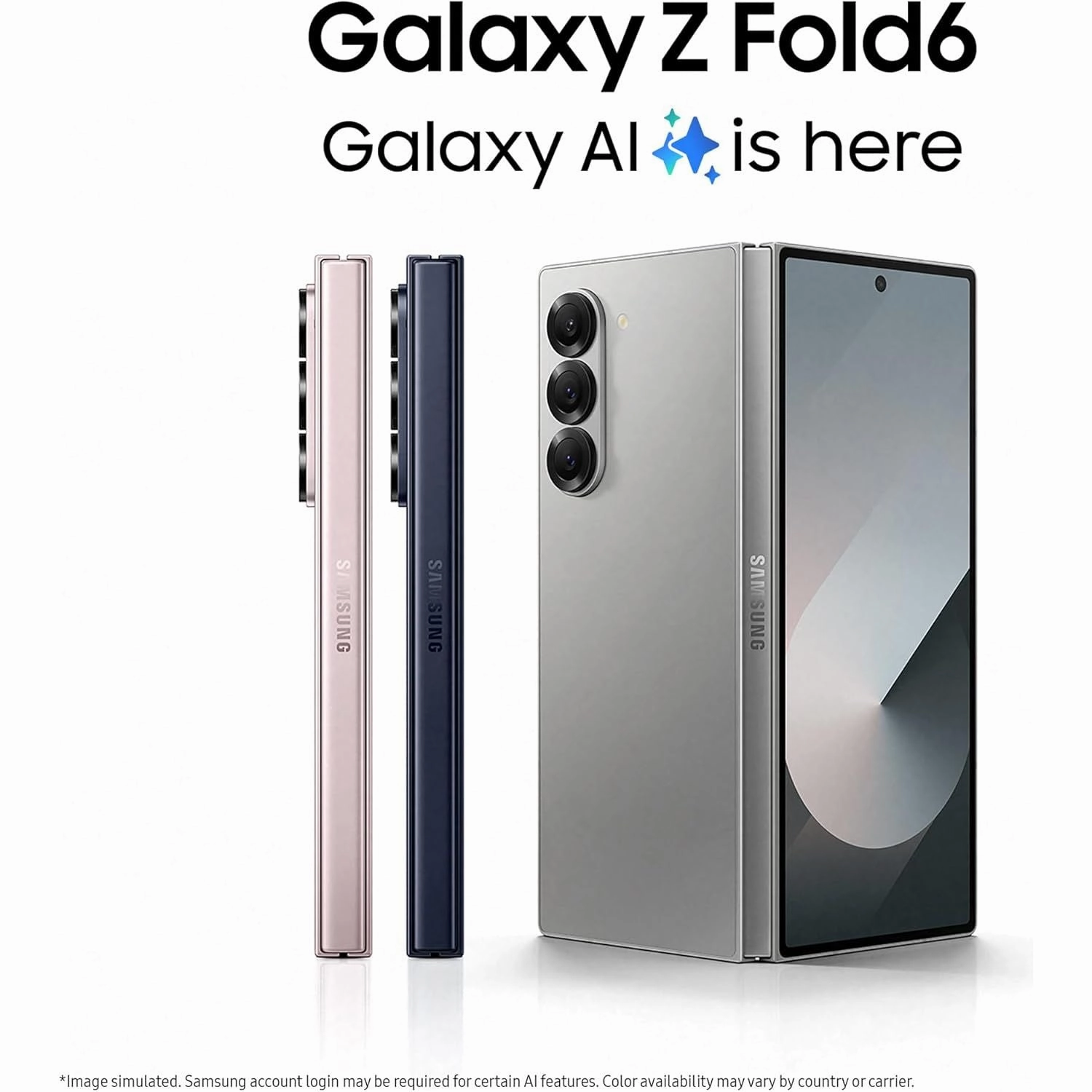 Samsung Galaxy Z Fold6 1TB Silver Shadow Unlocked SIM-Free Smartphone